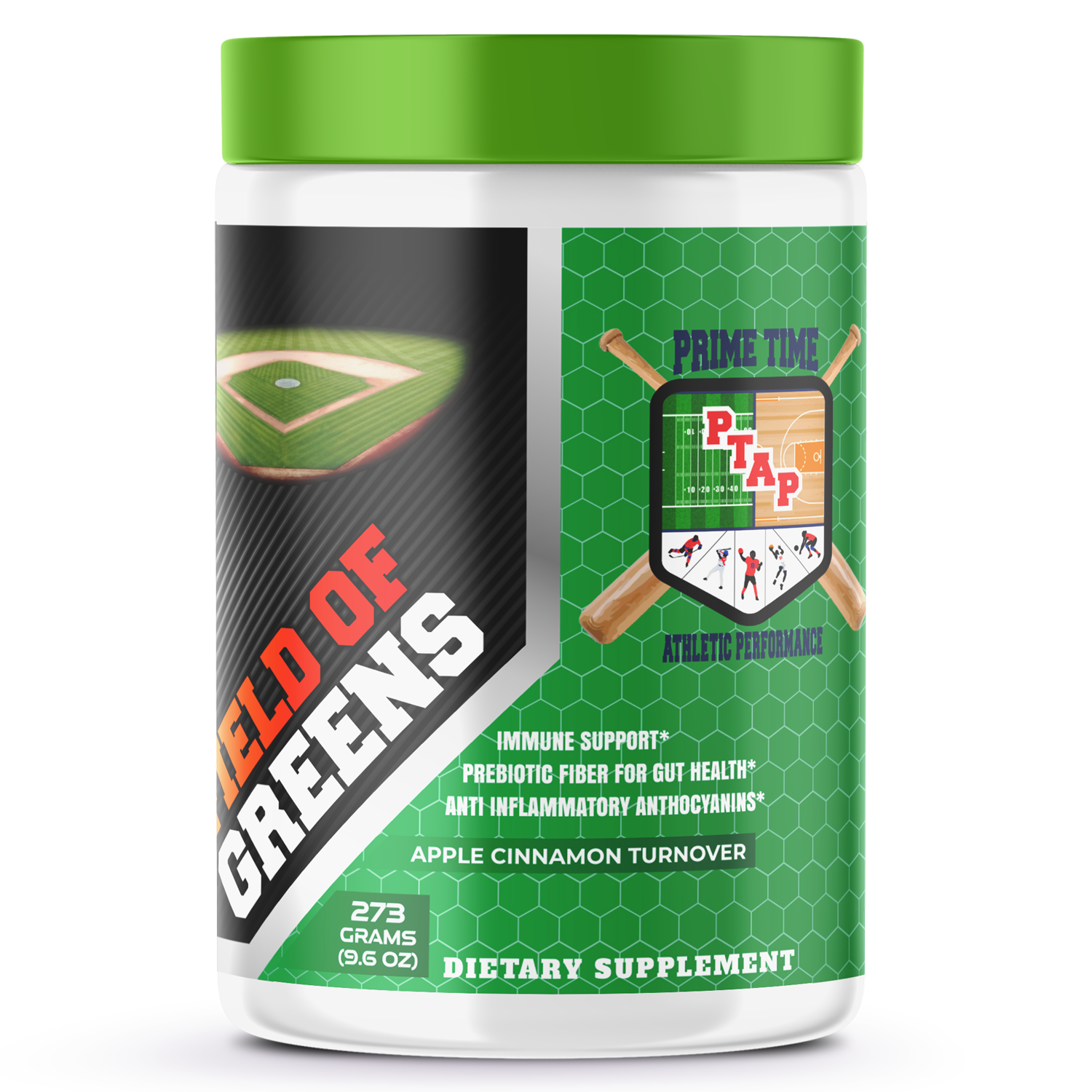 Field Of Greens Superfood Apple Cinnamon Turnover