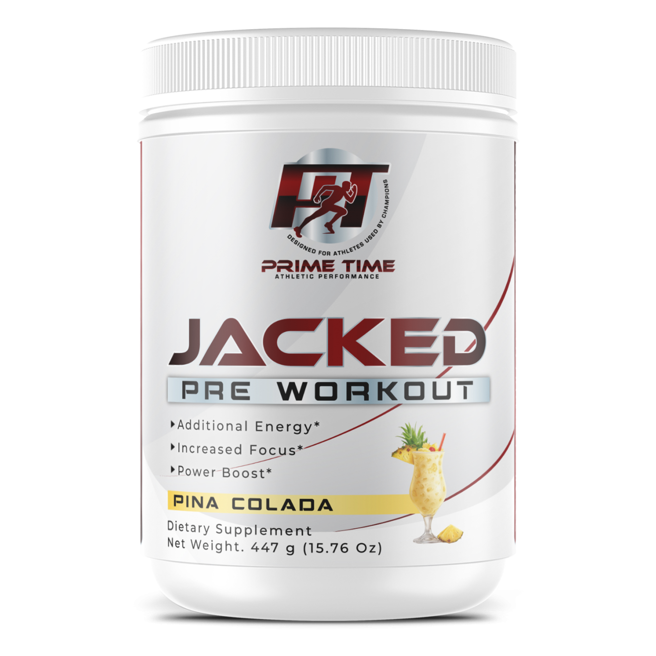 Jacked PreWorkout (Tropical Sunrise) Prime Time Athletic Performance